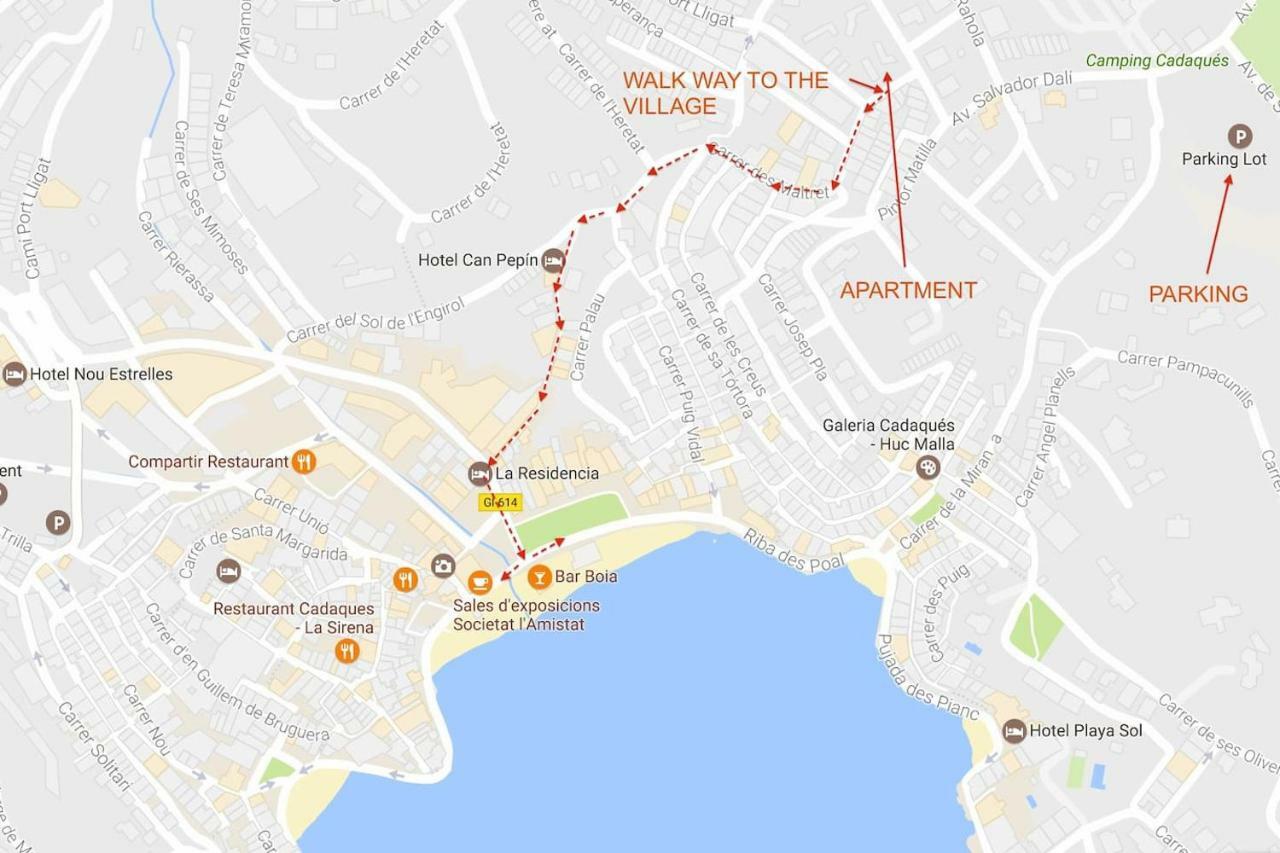 Apartamento Luminoso En El Centro De Cadaqués Exterior foto